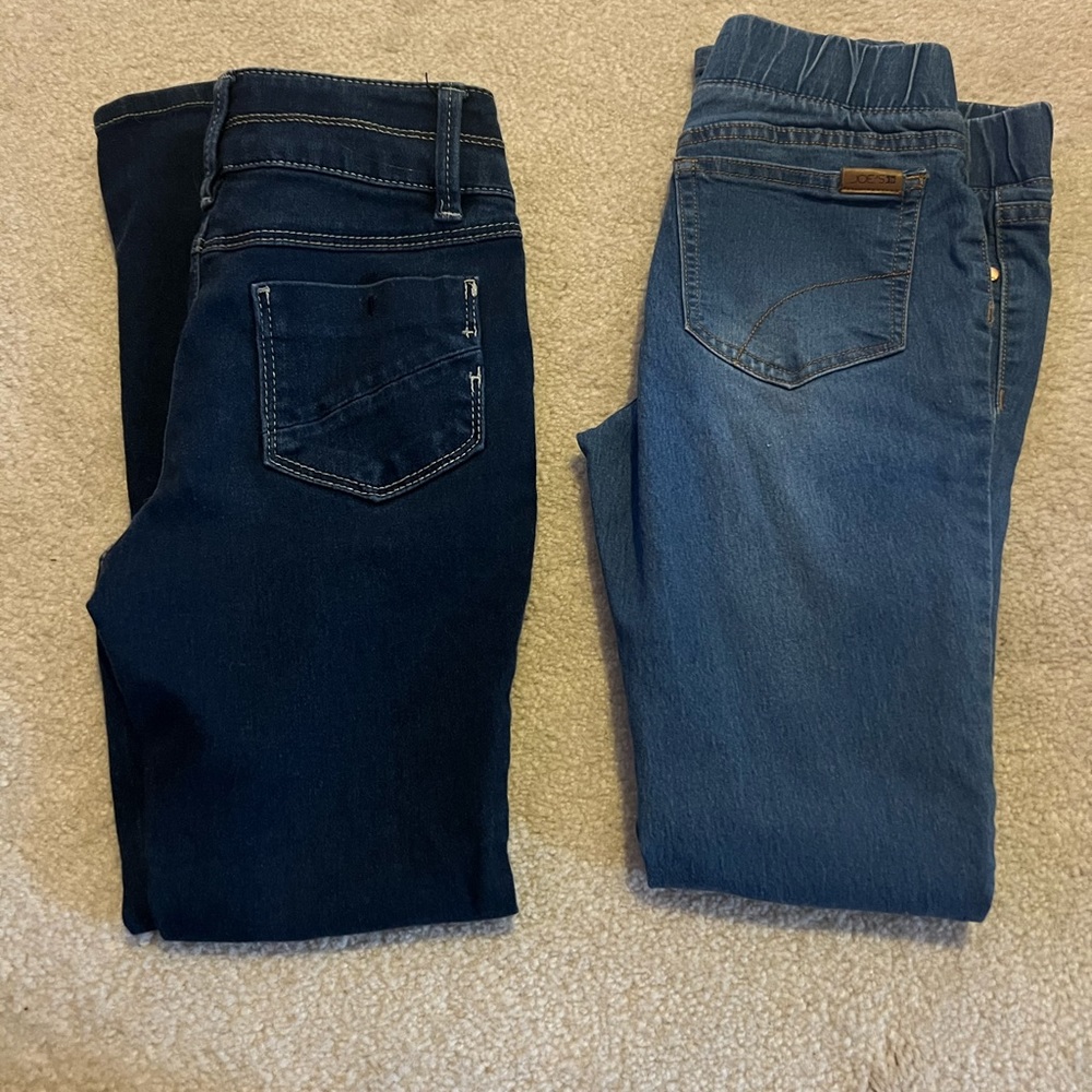 Girls size 10 and 12 jeans jeggings